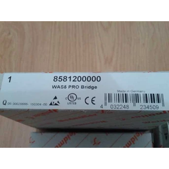 WEIDMULLER LOADCELL AMPLIFIER WAS5 PRO BRIDGE ORDER NO. 8581200000