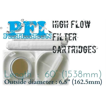 High Flow Filter Cartridge 6.5 x 60 inch