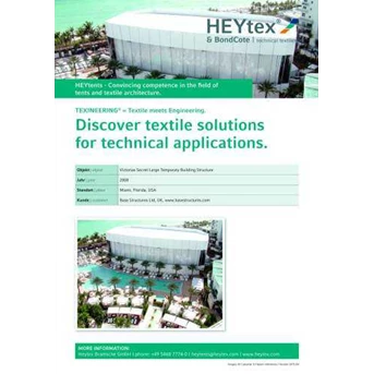 Membrane Heytex, 900 gsm, Heytex Tent H5571- 0828 Blockout 850 gsm dan 700 gsm