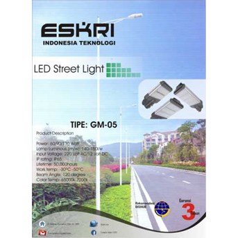 Brousur Lampu LED Merk Eskri