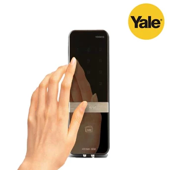 Kunci pintu digital berkualitas teknologi kartu Yale Ydg313 ( German product )