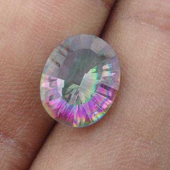 Kecubung Pelangi Natural Mystic Quartz