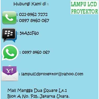 Lampu Proyektor Fujitsu Original