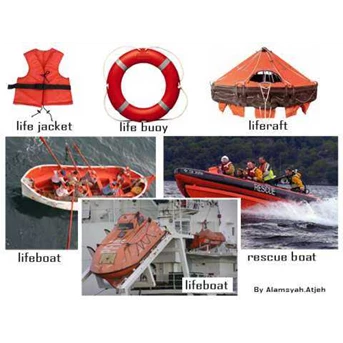 alat keselamatan kapal, jual alat keselamatan kapal, life jacket, life buoy, liferaft, life boat.