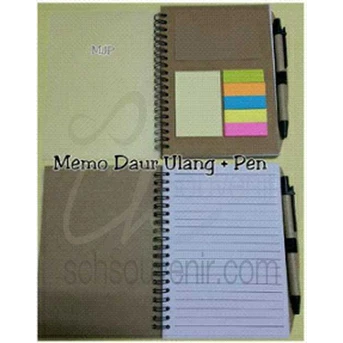 Memo Notes Recycle Post it Pen Mika ( LG-M04)