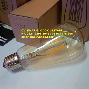 Lampu LED Filamen 4W 220V ST64