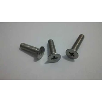 M/ C Screw Flat Philips Head ( Baut JF) Stainless Steel A2 304