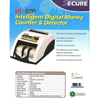 money counter secure ld-22a-1