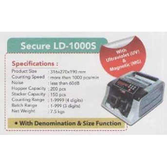 money counter secure ld-1000s-1