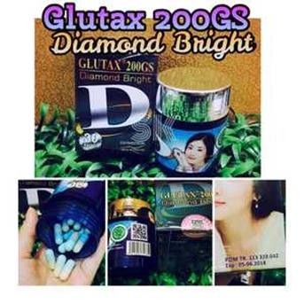 Glutax 200gs Diamond Bright capsule / kapsul - pil pemutih