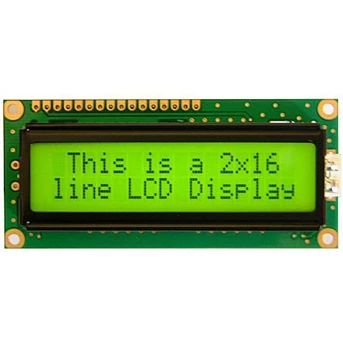 LCD Character 16x2 Yellow Backlight