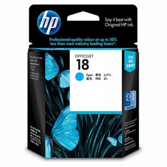 HP 18 Cyan Ink Cartridge