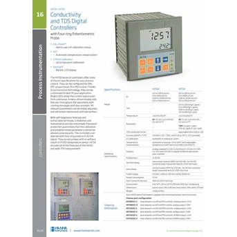 conductivity and tds digital controllers