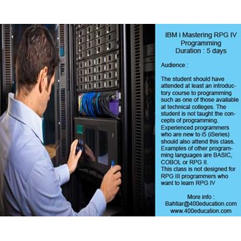 Training IBM i Mastering RPG IV Programming