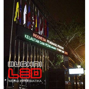 Papan Running Text Led Display (Teks Berjalan) Gedung Pemerintahan.