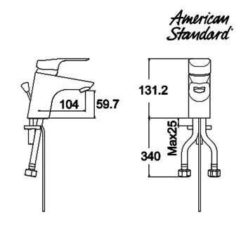 keran bathub CYGNET american standard (F076C002)