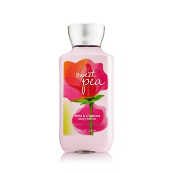 Bath and Body Works Sweet Pea Body Lotion.
