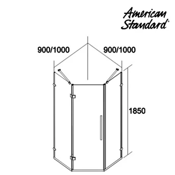 tempat mandi shower american standard (F084E05K)