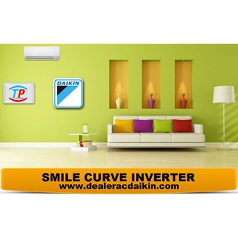 AC 1 Pk Daikin Split Inverter Smile Curve : FTKC25NVM4+RKC25NVM4