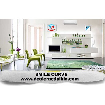 AC 2 Pk Daikin Split Inverter Smile Curve Type : FTKC50NVM4+RKC50NVM4