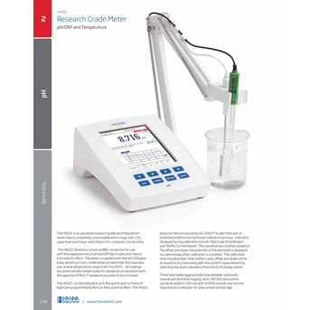 research grade meter ph/orp and temperature