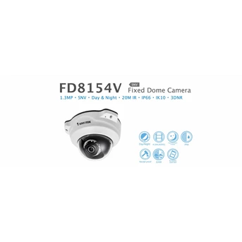 fixed dome ip camera vivotek fd8154v-f2
