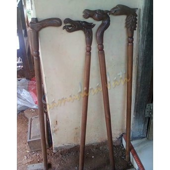Souvenir Tongkat Kayu Ukir