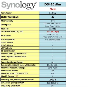 nas storage synology ds416slim-1