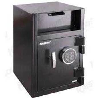 Steel Deposit Box Black
