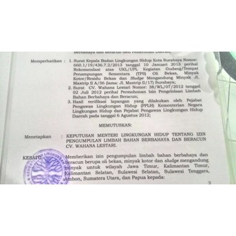Menerima Pelumas, Solar, Minyak Kotor, Aki, Drum Bekas dan Oli Bekas