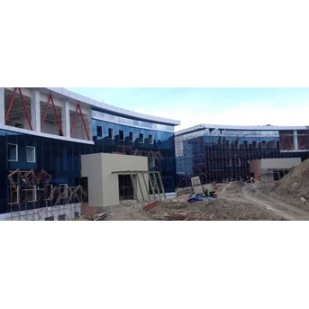 Pemasangan Curtain Wall Kaca Stopsol & ACP 