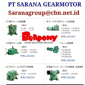 gear reducer worm gear single stage type pa-1