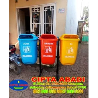 tempat sampah fiber oval/tempat sampah fiber lingkungan-4