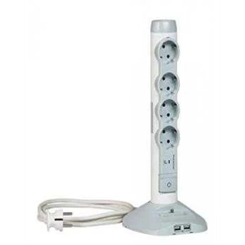 Surge Protector Legrand 694614 (4 Outlet & 2 Usb Charger)