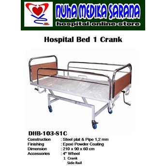 Hospital Bed 1 Crank