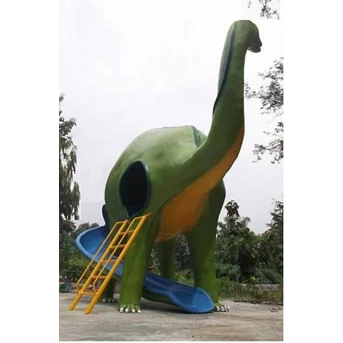 Patung Seluncur Dinosaurus