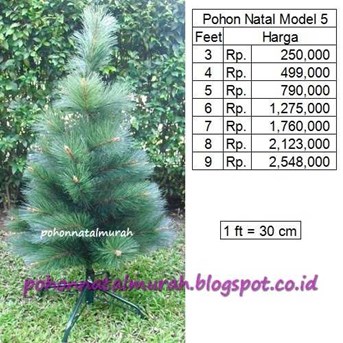 Pohon Natal Murah Terbaru 2016 Model 5