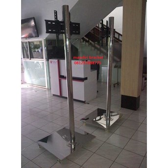 Bracket TV Stand Stainless Steel aksesoris tv