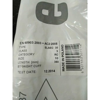 Elsec Electrical Gloves 30 KVA
