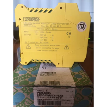 Safety Relay Phoenix Contact PSR-SCP-24DC, FSP, 2X1 & 1X2