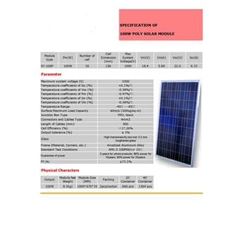 solar cell pju 40watt-6