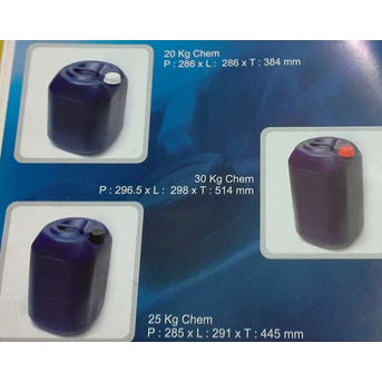 Jerigen Plastik 20, 25, 30 kg Chem Merk JL Warna Biru