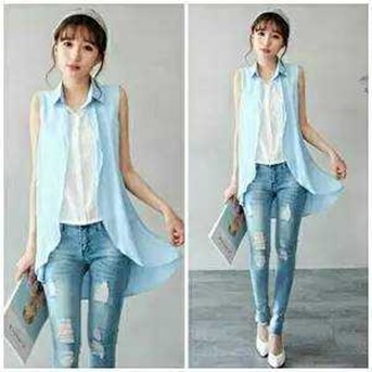 Kemeja Blue
