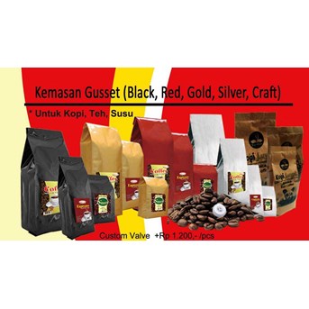 Packaging Coffee Gusset / Kemasan Kopi Gusset