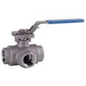 BEE- 3-Way ball valve made of stainless steel