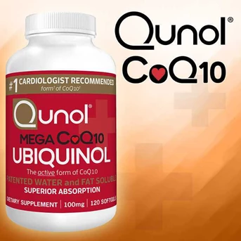 Qunol Mega CoQ10 100 mg, 120 Softgels