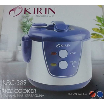 rice cooker atau penanak nasi serbaguna merk kirin kode krc 389 -1