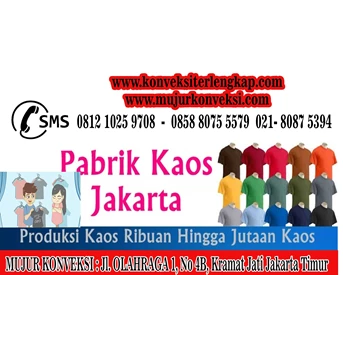 Produksi Kaos Polo Jakarta Timur Mujur Konveksi