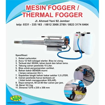 mesin fogger atau thermal fogger - alat pertanian-3