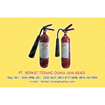 fire extinguisher kap. 2 kg carbon dioxide co2 merk firering